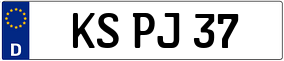 Truck License Plate